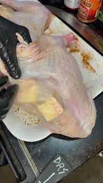 Frog Turkey on the Traeger.