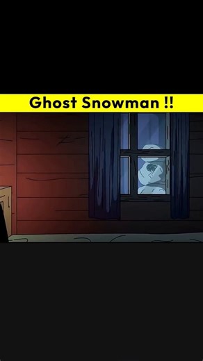Ghost Snowman Horror | Terrifying Snowman in the Woods #horrorstories #shortsGhost #horror #ghost