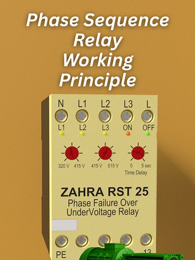 Understanding Phase Sequence Relay for Motor Protection