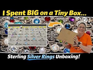 I Spent BIG on a Tiny Box… Sterling Silver Rings Unboxing!