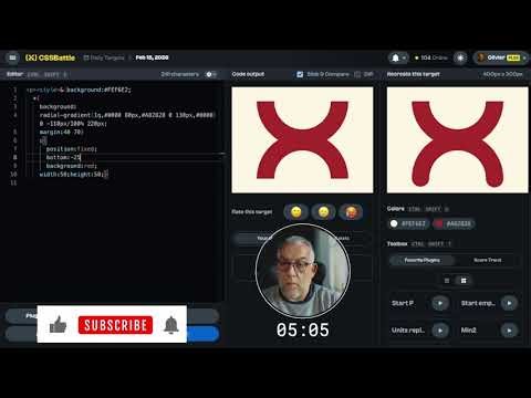 🎯 CSS Battle Mercredi, 18 Février 2026