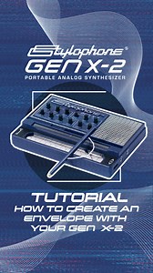 Welcome to the Stylophone GEN X-2 Tutorial series The Stylophone GEN X-2 elevates your experience with added external control. Create punchy bass sounds, screaming leads, and spacey bleeps and bloops. It’s perfect for both studio sessions and on-the-go creativity. In this tutorial, we take a look at how to use the envelope to create different sounds. Available to buy from our link in bio 🔗 #stylophone #stylophonegenx2 #genx2 #musicproduction #sounddesign #ambient #analogsynth #synth #music #dro