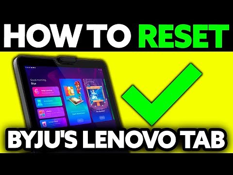 How To Reset BYJU'S Lenovo Tab (2025) - Step by Step