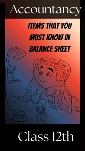 Balance sheet Important items in 12 sec #accountancy #Class12th #cbse #commerce #balancesheet