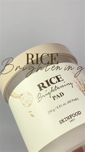 #CapCut chỉ sợ kh có xèn để mua🥲🤌🏻#hanareviews #skinfood_global #ricebrighteningpad #skinfoodvn