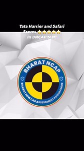 125K views · 1K reactions | Tata Harrier and Safari aces the new BNCAP tests with a full five-star safety rating! Tata Motors Cars Bharat NCAP #test #suv #safestcar #buildquality #crash #safetyrating #indiansuv #CWReels #trending #india #reels #cars #carlife #automotive #reelsindia #reelsvideo #reelitfeelit | CarWale | Facebook