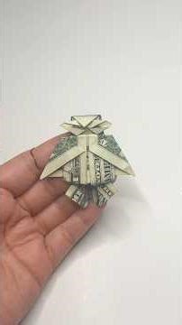 How to do an Origami Owl with a bill / Como doblar un billete en Búho