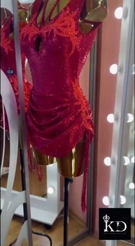 Latin Ballroom Dress.latin Dance Dress.salsa Dress.ballroom Dresses.dance Costume - Etsy