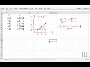Excel para ingeniería 04 Interpolación lineal #excel