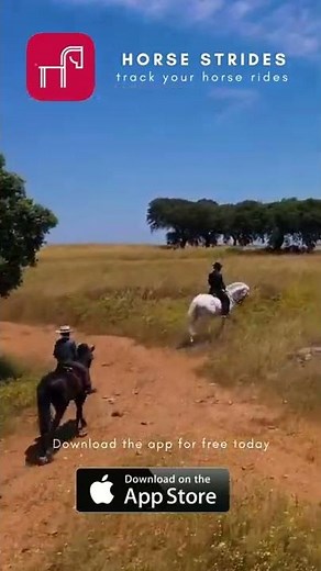 Best horse app for trail riding with map and GPS - Horse Strides app - for equestrians on iPhone