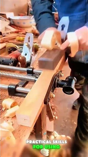 Carpenter bench vise usage skills 🪵🗜️ #shorts
