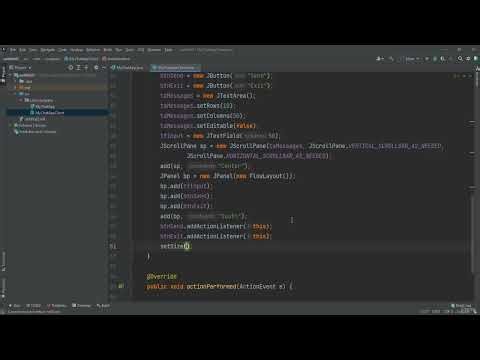 11.1. GUI Online Chat Application - Client