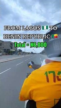 Lagos 🇳🇬 to Benin Republic 🇧🇯 for How Much?! 👀 #vlog #travel #storytime #minivlog #travelvlog