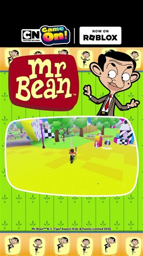 Mr Bean Joins the CN GameOn Theme Park on Roblox!