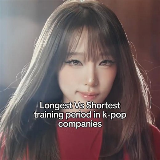 Longest Vs Shortest training period in k-pop companies #kpop #kpopidol #straykids #bts #shorts #fyp