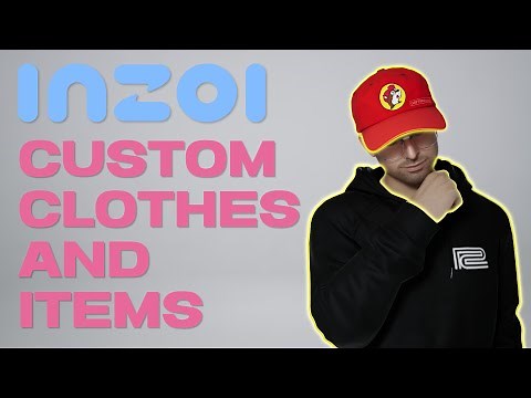How to make custom clothes and items in INZOI
