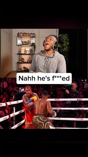 Ranking 🤣 Ksi Reacting to Jake Paul and Anthony Joshua #ksi #shorts
