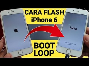 How to Flash iPhone 6 Bootloop Apple Logo Restart