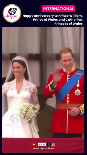 #Allycaral : Happy Anniversary to Prince William and Kate Middleton