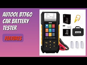 REVIEW (2026): AUTOOL BT760 Car Battery Tester. Features