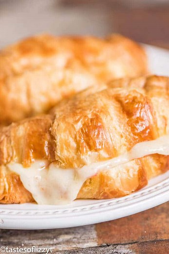 Hot Ham and Cheese Croissants