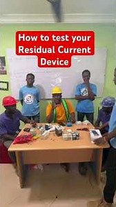 How to test your Residual Current Device. #electronic #electrician #youtubeshorts
