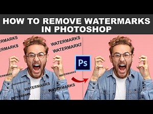 Remove WATERMARKS From Your Pictures in SECONDS with Photoshop!