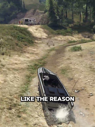 Boats Can Climb Tiny Streams in GTA 5 🤯🚤