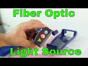 Fiber Optic Cable light source for multimode and singlemode