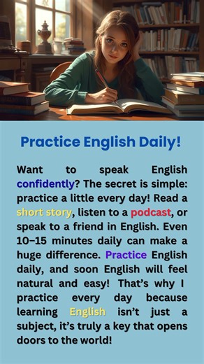 Practice English ✅ English reading and listening practice #easyenglish #englishlistening