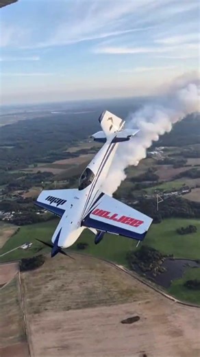 What happens when I push forward stick?