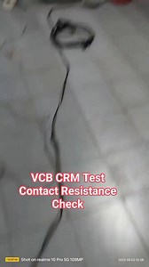 73K views · 1.1K reactions | VCB CRM Test Explained | Contact Resistance Measurement Test of Vacuum Circuit Breaker | Substation Maintenan #fblifestyle #VCB #CRMTest #ContactResistance #VacuumCircuitBreaker | Er Muhammad Miyaji | Facebook
