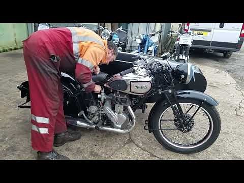 1942 Norton 16H 500cc & sidecar at Andy Tiernans #08990NRT