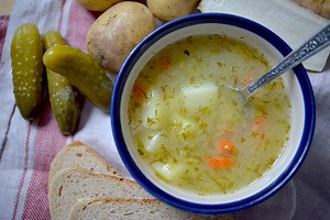 Polish Pickle Soup {Zupa Ogórkowa} - Polish Your Kitchen