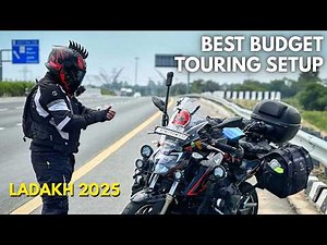 FULLY MODIFIED TVS APACHE 200 4V | BEST BUDGET Touring Setup for LADAKH Bike Ride -2025 TheMalangMan