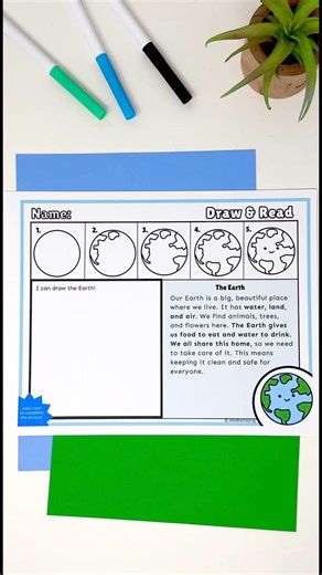 1.7K views · 4 comments | ✏️ Celebrate Earth Day with us! Dive into our new Earth Day Bundle featuring a special directed drawing activity.  Learn to draw 12 Earth Day items while engaging in enriching reading and writing exercises. Want in?  Comment “Earth Day” below, and we’ll DM you the exclusive link!  #EarthDayActivities #LearnToDraw #EcoFriendlyFun #earthday #earthdayforkids #directeddrawing | Mindfulmazing | Facebook