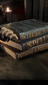 10K views · 74 reactions | ✨ Spellbound by style! Our Animated Witchy Book Stack brings eerie enchantment to any haunted home. Watch as it lights up, chants, and stirs up a little hocus pocus. 慄‍♀️ // Shop our book stack and more --> https://bit.ly/418mSTA | Grandin Road | Facebook