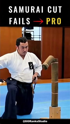 Samurai Cut Fails vs PRO Slices ⚔️😂
