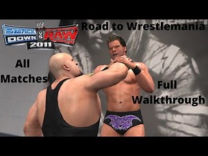 WWE Smackdown vs Raw 2011 - Chris Jericho's Road to Wrestlemania (Full Walkthrough)