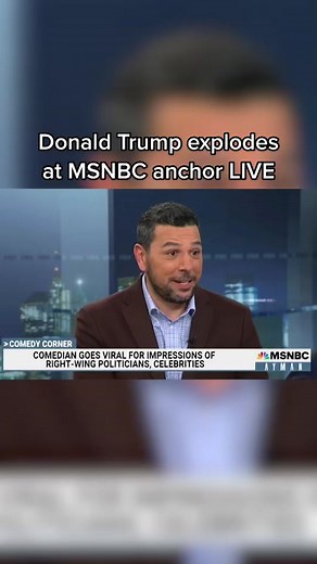 Donald Trump Challenges MSNBC Anchor in Live Encounter