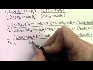 Division of Complex Numbers in Polar Form - Notes and Example - Hernandez