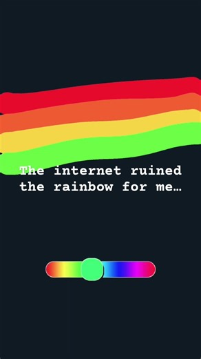 It’s always “rainbow = gay/lgbtq+