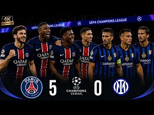PSG's Masterclass! 🤯🔥 PSG (5-0) Inter Milan ❯ Biggest UCL Final Ever 💥🏆