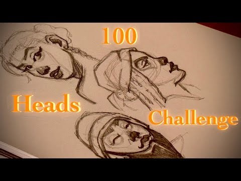 Drawing Heads Calmly— 100 Heads Challenge pt.3