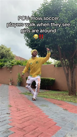 The Unique Way Soccer Players Walk Around Girls