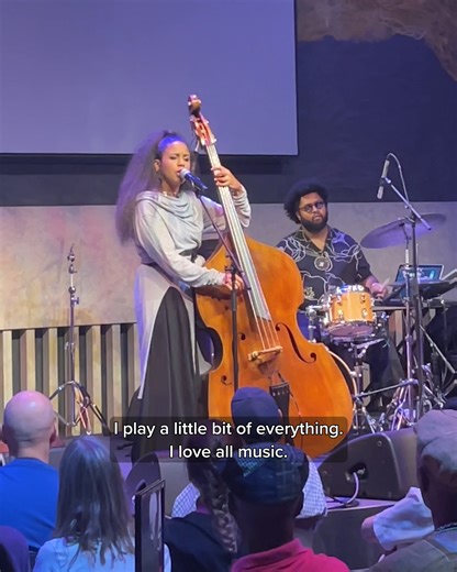 Meet Aneesa Strings: bassist, vocalist, and all-around creative powerhouse! 🎶 Aneesa's music flows between jazz, soul, R&B, and more, and is grounded by a love for the bass and the stories it can tell! | Lincoln Center