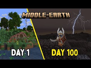 I Survived 100 Days in Minecraft Middle-Earth