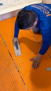 363K views · 297 reactions | Uncopling Membrane install #tile #bathroomremodel #floor | JC innovative construction INC | Facebook