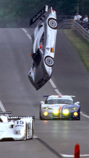 racingcrashesonly on Instagram: "Le Mans 1999—Peter Dumbreck's Mercedes CLR takes flight in a horrifying crash. At nearly 200 mph on the Mulsanne Straight, the car's unstable aerodynamics caused it to lift off, flipping through the air before crashing into the trees. This was the third airborne incident for Mercedes that weekend, forcing them to withdraw from the race. #LeMans #lemans1999 #mercedes #Motorsport #RacingHistory #Crash #EnduranceRacing #24HoursOfLeMans #MercedesAMG #RaceCar #racing 