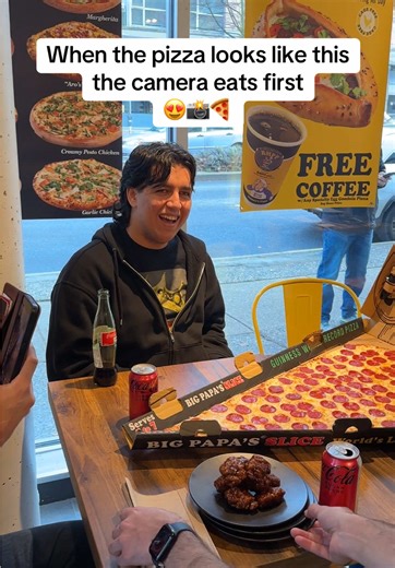 Finish This Giant Slice of Big Papa's Pizza!